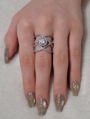 925 AAA CZ Size 7 Ring